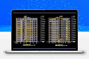 某11层框架结构住宅楼建筑施工图纸