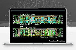别墅及住宅楼区建筑群全套施工图纸(全专业)