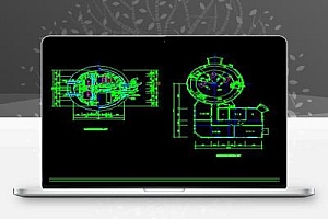 深井取水泵站水利施工图纸