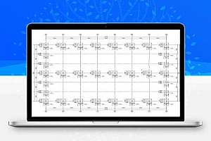 30米双跨钢结构食堂结构施工图纸(含建筑)