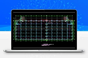 二层框排架结构物流仓库施工图(含计算书)
