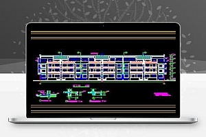 四层砖混联排住宅楼建筑施工图纸