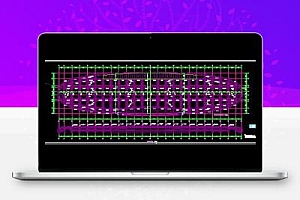 某大型钢框架结构会展中心结构施工图纸(下)