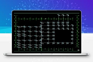 某门式钢架结构汽车4S店结构施工图