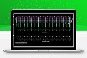组合柱广告牌钢结构施工图纸(3个方案)