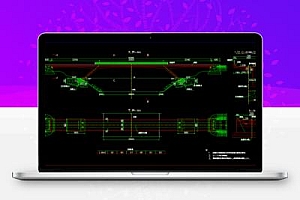 22.5+30+22.5斜腿刚构人行天桥施工图纸
