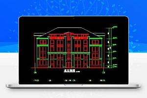 四层带阁楼复式住宅楼建筑设计图纸