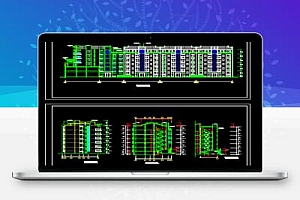 某六层住宅楼建筑施工图纸(底层为储藏层)