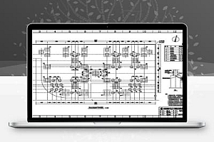 变电站66kV设备支架及基础设计详图(PDF格式)
