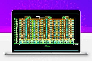 11层带跃层住宅楼建筑施工图纸
