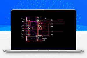 玻璃幕墙电动百叶通风节点大样图