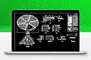20米灯杆塔钢结构设计图纸