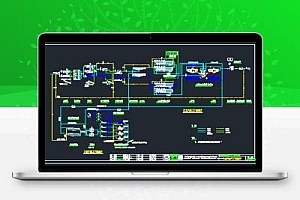 污水处理厂工艺流程图AAO法