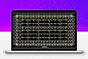 门式轻型钢结构汽车展厅结构施工图纸