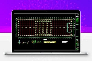 单层钢框架结构产业园厂房施工图
