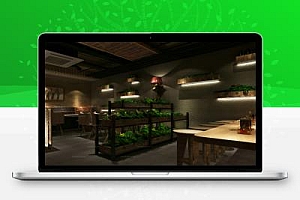 咖啡馆装修3dmax模型