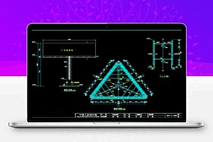 公路旁三面广告牌设计图