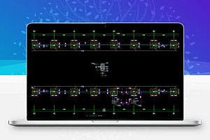 单层钢结构厂房结构施工图纸(含建筑、水暖电)
